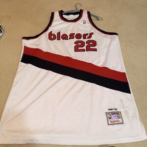 Authentic Mitchell & Ness 1991-92 Clyde Drexler Portland Trail Blazers Size 56